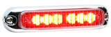Whelen Mircon Light with Black or Red Flange (Red)
